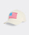Vineyard Vines Hi Profile American Flag Trucker MARSHMALLOW