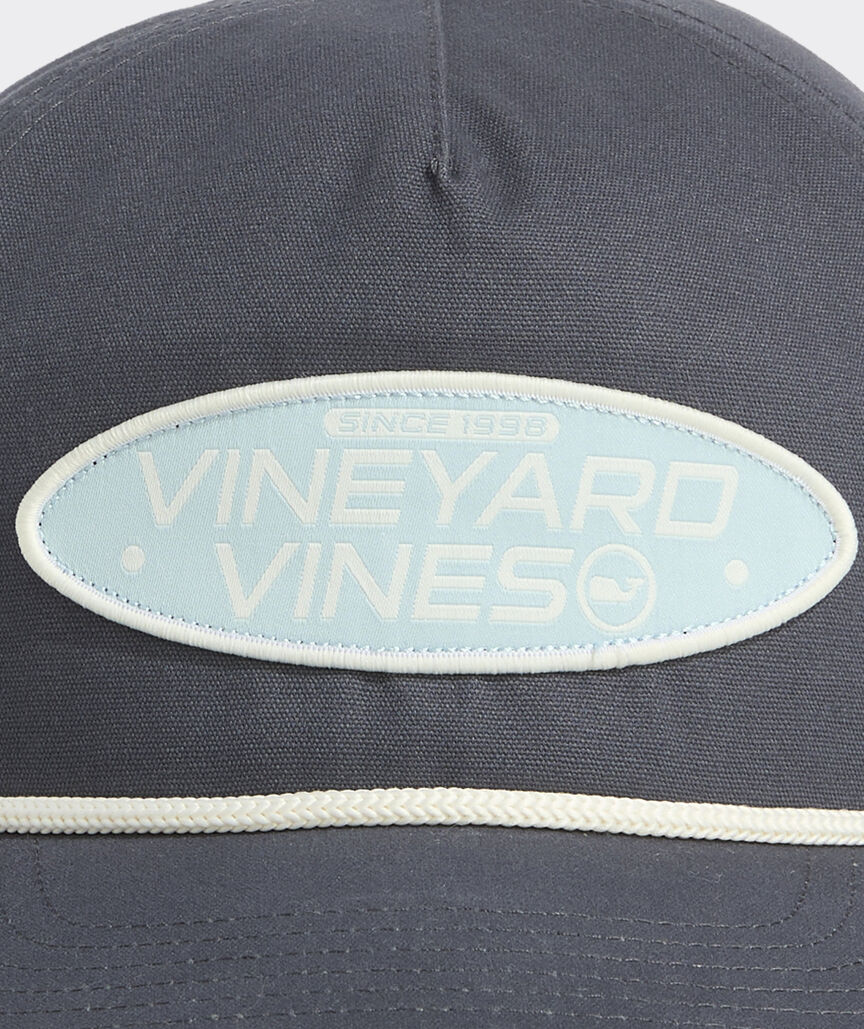 Vineyard Vines Surf Logo Rope Hat ASH GRAY