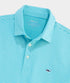 Vineyard Vines M Bradley Stripe Polo MINT / OCEAN BREEZE