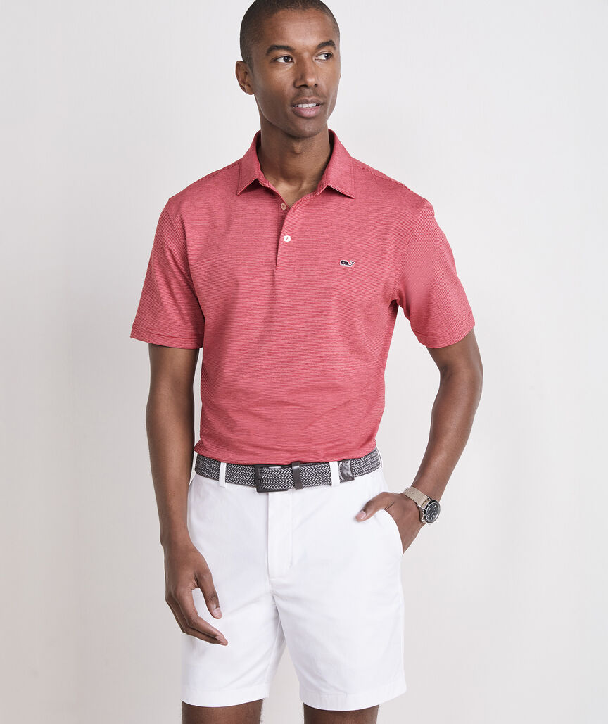 Vineyard Vines M St. Jean Sankaty Polo LIGHTHOUSE RED