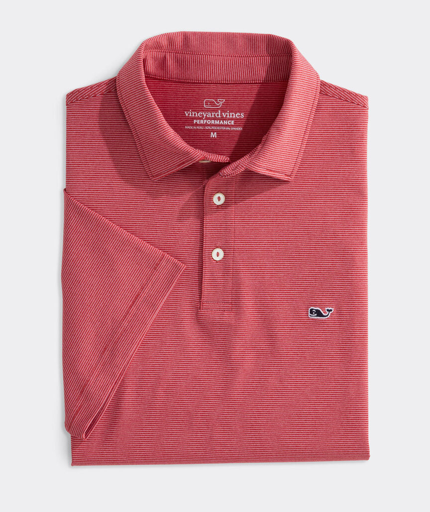 Vineyard Vines M St. Jean Sankaty Polo LIGHTHOUSE RED
