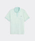 Vineyard Vines M SS Stripe Edgartown Pique Polo AQUA HAZE