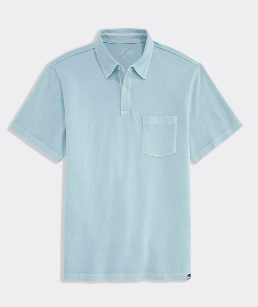Vineyard Vines M Surf Polo DEL MAR BLUE