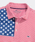Vineyard Vines M American Flag Sankaty Polo RED