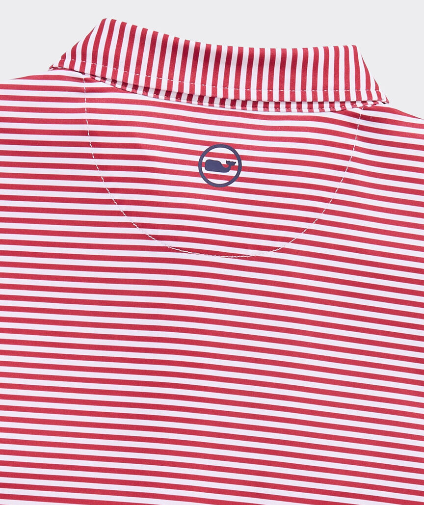 Vineyard Vines M American Flag Sankaty Polo RED
