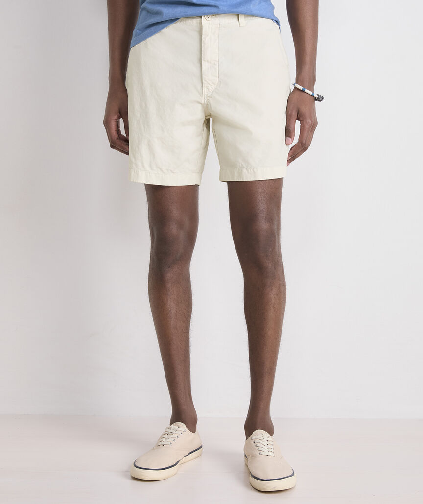 Vineyard Vines M 7" Surfside Short WHITE BEACH
