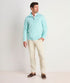Vineyard Vines M Saltwater 1/4 Zip AQUA HAZE