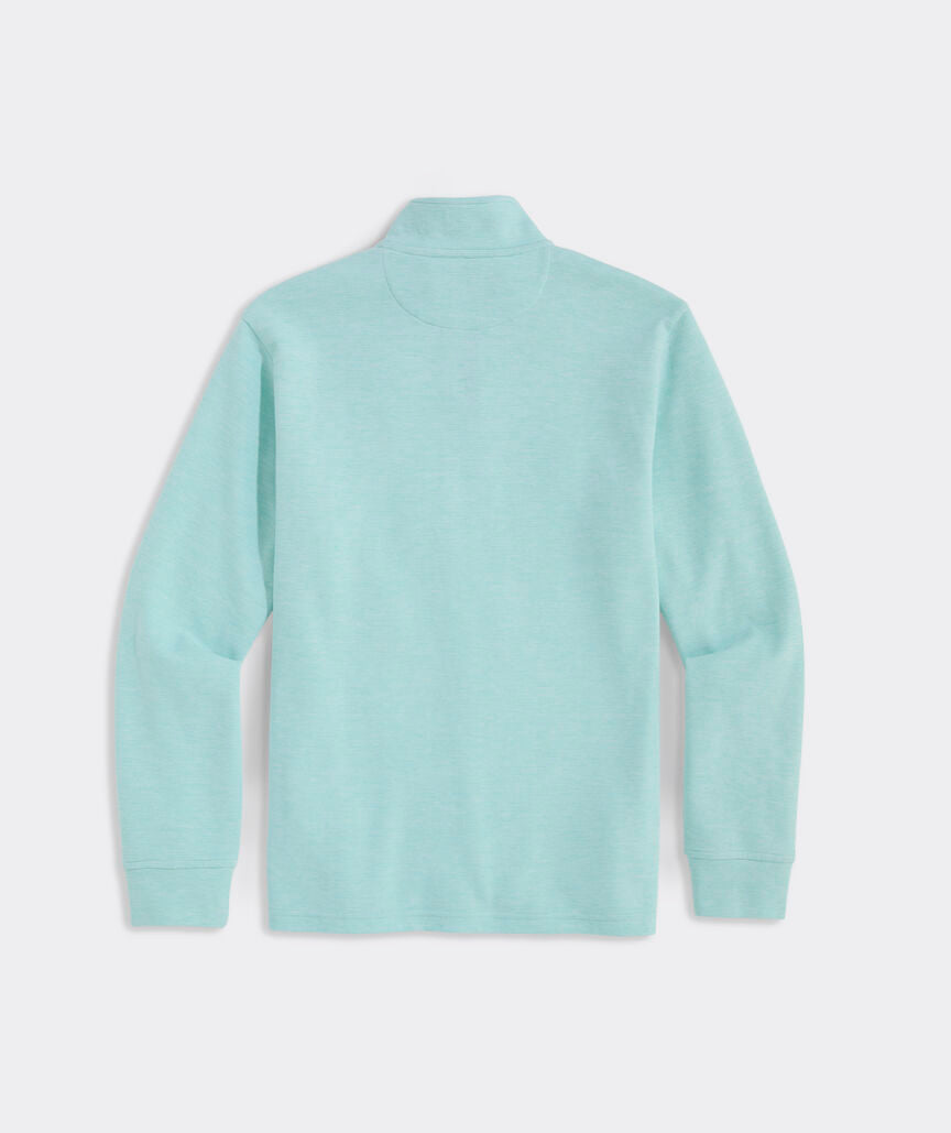 Vineyard Vines M Saltwater 1/4 Zip AQUA HAZE