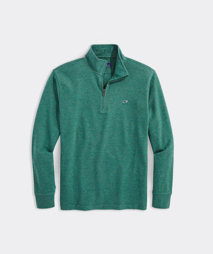 Vineyard Vines M Saltwater 1/4 Zip CHARLESTON GREEN