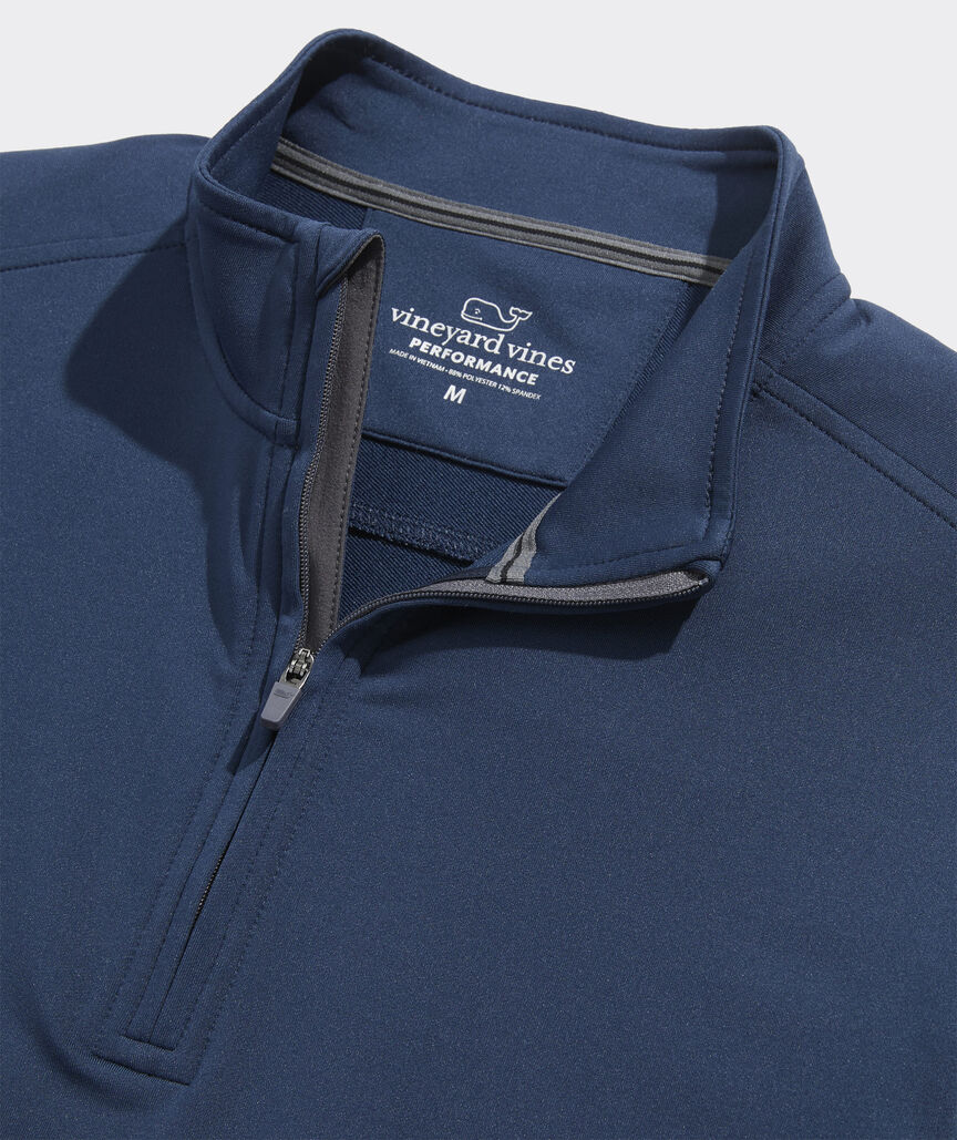 Vineyard Vines M Performance Club 1/4 Zip BLUE BLAZER