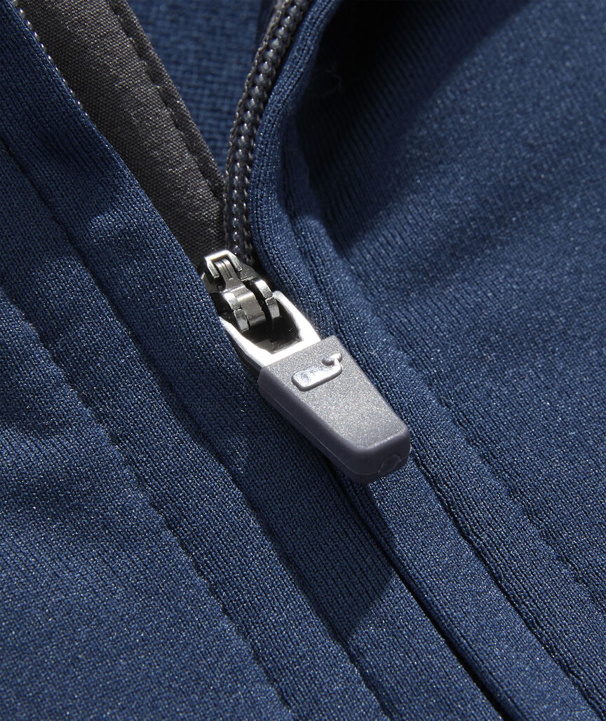 Vineyard Vines M Performance Club 1/4 Zip BLUE BLAZER
