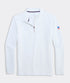 Vineyard Vines M Performance Clubhouse 1/4 Zip AMERICANA WHITE