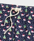 Vineyard Vines M Flannel Lounge Pant SANTA WHALE NAVY