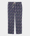 Vineyard Vines M Flannel Lounge Pant SANTA WHALE NAVY