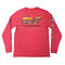 Vineyard Vines M LS Tailgate Platter Pocket Tee JETTY RED