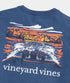 Vineyard Vines M SS Autumn Wakes Tee MOONSHINE