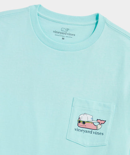 Vineyard Vines M SS Spring Break Whale ISLAND PARADISE