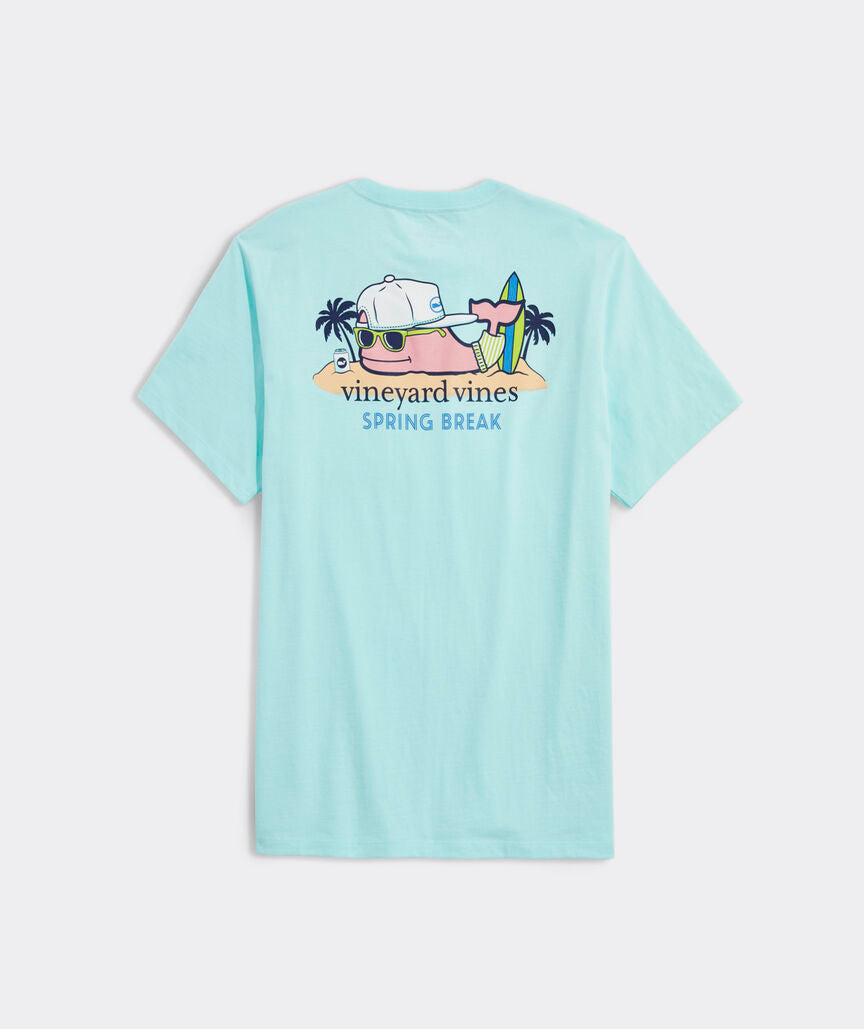 Vineyard Vines M SS Spring Break Whale ISLAND PARADISE