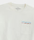 Vineyard Vines M LS Edgar Lighthouse Pocket Tee MARSHMALLOW