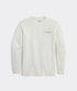 Vineyard Vines M LS Edgar Lighthouse Pocket Tee MARSHMALLOW