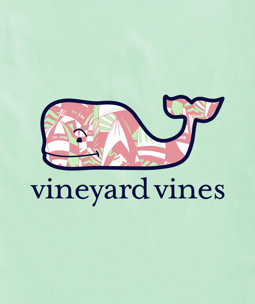 Vineyard Vines M SS Chappy Sails Whale Graphic Tee MINT SPRIG