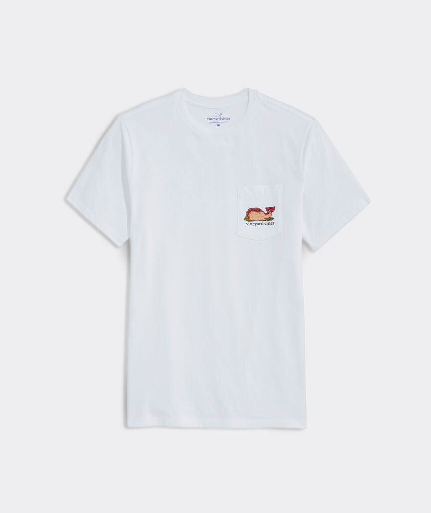 Vineyard Vines M SS Lobster Roll Tee WHITE CAP