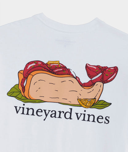 Vineyard Vines M SS Lobster Roll Tee WHITE CAP