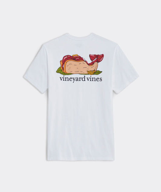 Vineyard Vines M SS Lobster Roll Tee WHITE CAP