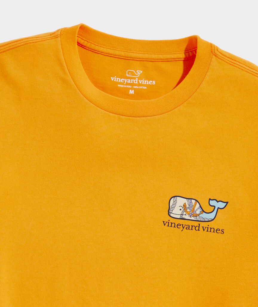 Vineyard Vines M SS Sea Charms Tee ORANGE BLOSSOM