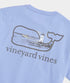 Vinetard Vines M SS Lighthouse Whale Scenic Tee SERENITY BLUE