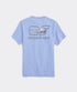 Vinetard Vines M SS Lighthouse Whale Scenic Tee SERENITY BLUE