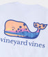 Vineyard Vines M SS Palm Tree Silhouette Tee WHITE CAP