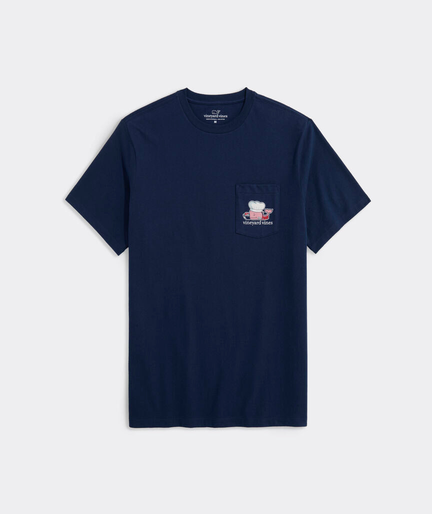Vineyard Vines M SS Fathers Day Grill Tee BLUE BLAZER