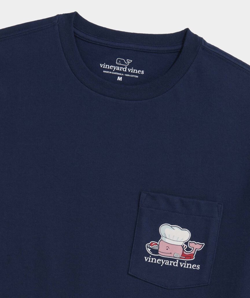 Vineyard Vines M SS Fathers Day Grill Tee BLUE BLAZER
