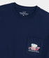 Vineyard Vines M SS Fathers Day Grill Tee BLUE BLAZER