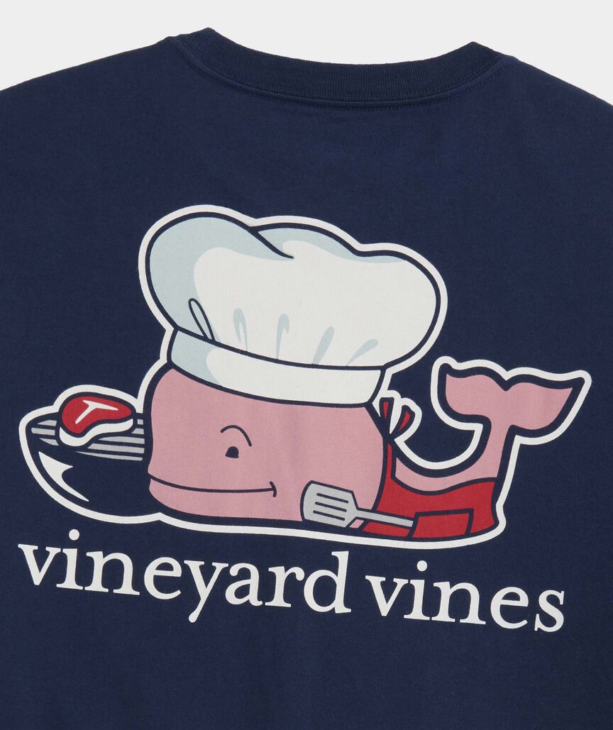 Vineyard Vines M SS Fathers Day Grill Tee BLUE BLAZER