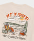 Vineyard Vines M SS Rest In Paradise Tee STONE