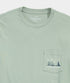 Vineyard Vines M LS Marsh Dog Tee DUNE GRASS
