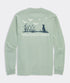 Vineyard Vines M LS Marsh Dog Tee DUNE GRASS