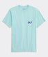 Vineyard Vines M SS Bluff Fish Whale Fill Tee SEA
