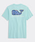 Vineyard Vines M SS Bluff Fish Whale Fill Tee SEA