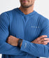 Vineyard Vines M LS Sun Tech Hoodie Tee MOONSHINE