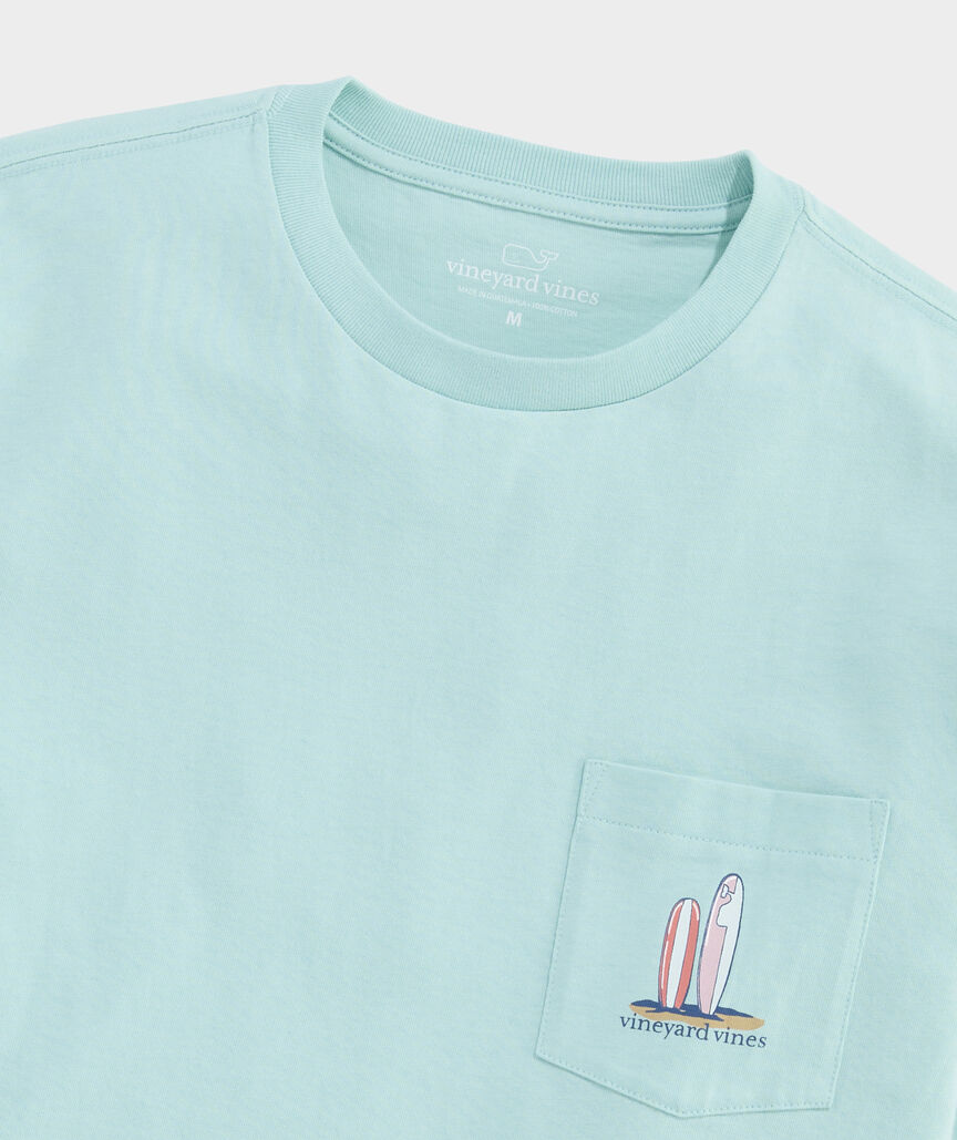 Vineyard Vines M SS Pup & Surf Van Tee MANGROVE MINT