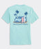 Vineyard Vines M SS Pup & Surf Van Tee MANGROVE MINT