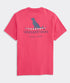 Vineyard Vines M SS Flag Dog Surfboard Tee SAILORS RED