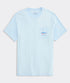 Vineyard Vines M SS Flag Shark Tee ROCKS BLUE