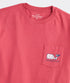 Vineyard Vines M SS Woodblock Whale Fill Tee MARINER