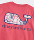Vineyard Vines M SS Woodblock Whale Fill Tee MARINER