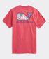 Vineyard Vines M SS Woodblock Whale Fill Tee MARINER
