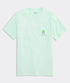 Vineyard Vines M SS Beach Bar Surfboard Logo Tee AQUA GLASS
